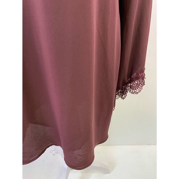 ASTR Burgundy Loose Short Dress Size S - Picture 7 of 11